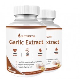 Nutripath Garlic Extract 2% Allicin-2 Bottle